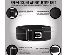 Cargar imagen en el visor de la galería, Cinturón Gym Para Levantamiento De Pesas Gimnasio Crossfit