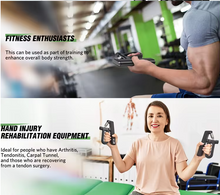 Cargar imagen en el visor de la galería, Tensor Hand Grip 10/120 Kg Contador Ejercitador Mano Terapia