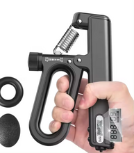 Cargar imagen en el visor de la galería, Tensor Hand Grip 10/120 Kg Contador Ejercitador Mano Terapia