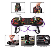 Cargar imagen en el visor de la galería, TABLA PUSH UP CON BANDAS TUBULARES