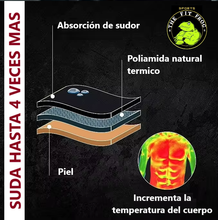 Cargar imagen en el visor de la galería, FAJA REDUCTORA TÉRMICA-CAMISETA SAUNA SHAPER HOMBRE