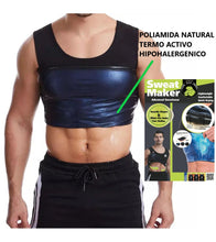 Cargar imagen en el visor de la galería, FAJA REDUCTORA TÉRMICA-CAMISETA SAUNA SHAPER HOMBRE