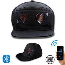 Cargar imagen en el visor de la galería, Gorra Led Cachucha Bluetooth Con Iluminación Luz Led