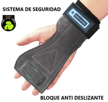 Cargar imagen en el visor de la galería, Guantes Entrenamiento Gym Calleras cuero Pesas