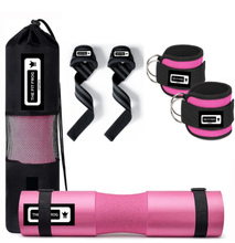 Cargar imagen en el visor de la galería, Straps Tobilleras Almohadilla Para Barra De Gimnasio Set X6