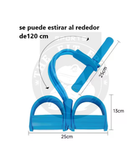 Cargar imagen en el visor de la galería, Banda Elástica Pedal 6 Tubos Resistencia YOGA ENTRENAMIENTO