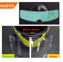 Cargar imagen en el visor de la galería, ADHESIVO ANTI LLUVIA PARA VISOR DE CASCO MOTO
