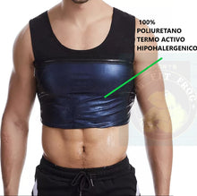 Cargar imagen en el visor de la galería, FAJA REDUCTORA TÉRMICA-CAMISETA SAUNA SHAPER HOMBRE