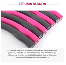 Cargar imagen en el visor de la galería, Aro Hula Hoop Desmontable Con Espuma De Masajes Para Abdomen