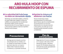 Cargar imagen en el visor de la galería, Aro Hula Hoop Desmontable Con Espuma De Masajes Para Abdomen