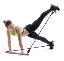 Cargar imagen en el visor de la galería, Bandas De Resistencia Para Pilates Gym Con Tubo Y Agarre
