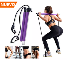 Cargar imagen en el visor de la galería, Bandas De Resistencia Para Pilates Gym Con Tubo Y Agarre
