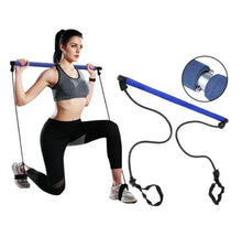 Cargar imagen en el visor de la galería, Bandas De Resistencia Para Pilates Gym Con Tubo Y Agarre