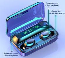 Cargar imagen en el visor de la galería, AUDIFONOS INALAMBRICOS TWS F-9 + POWER BANK