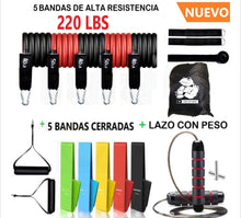 Cargar imagen en el visor de la galería, KIT PRO 220 lbs con bandas cerradas