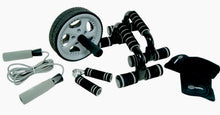 Cargar imagen en el visor de la galería, KIT PUSH UP, RUEDA ABDOMINAL, LAZO PARA SALTAR, SET DE EJERCICIO