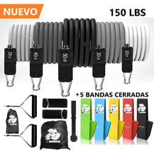 Cargar imagen en el visor de la galería, 5 BANDAS ALTA RESISTENCIA 150 LB KIT X 2