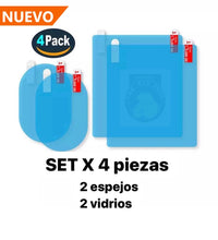 Cargar imagen en el visor de la galería, Película anti lluvia-carro para espejos y vidrios delanteros para vehiculos con Nano revestimiento a prueba de lluvia