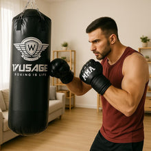 Cargar imagen en el visor de la galería, Saco De Boxeo Resistente De Cuero Sintetico Entrenamiento
